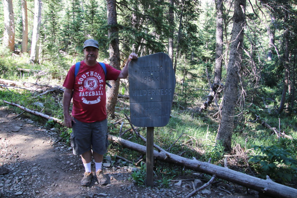 Entrance to Wheeler Peak Wilderness